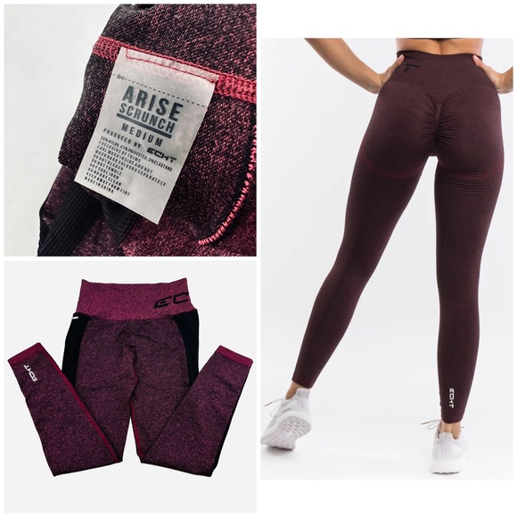 ECHT Pants & Jumpsuits Echt Arise Scrunch V2 Leggings Ribbed Panel